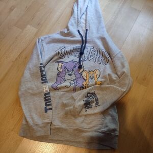 Tom & Jerry Gray Hoodie